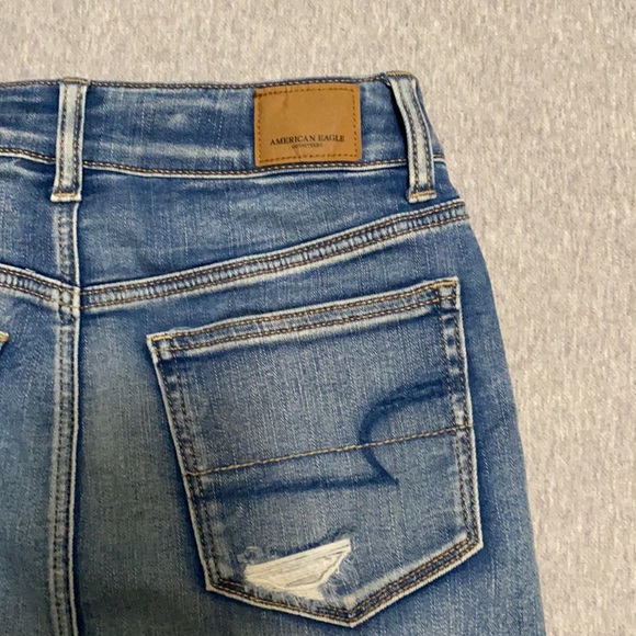 AE Ne(x)t Level High Waisted Denim Mini Skirt - Picture 4 of 6